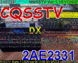 SSTV Image
