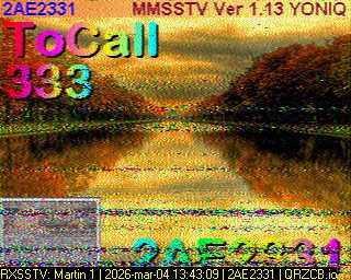 SSTV Image