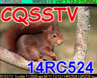 SSTV Image