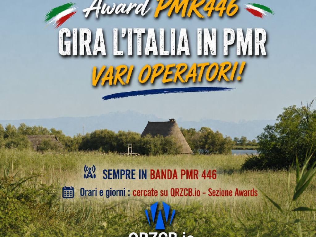 Gira l'Italia in PMR446 !